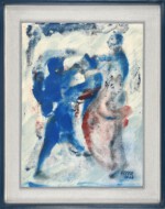 Bild 11 - 40x50 - Kampf - 2018 - Öl auf Holz