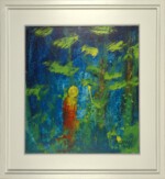 Bild 44 - 38x50,5 - die Zeit - 2018 - Öl auf Holz