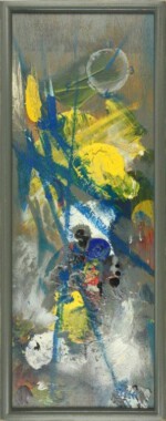 Bild 07 - 32x81 - 2018 - Öl auf Holz